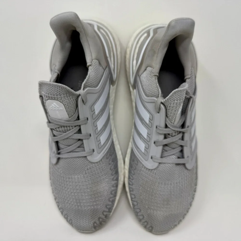 Adidas Ultraboost 20 Grey Silver‎ Primeblue Running Shoes Size Women's 8.5